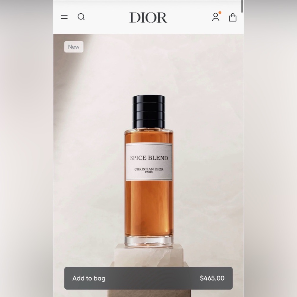 Dior Spice Blend Skincare - Warm Amber